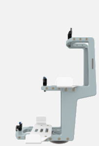 Hillaero MEDFUSION 4000 FAA certified mountable bracket for Air Ambulance Airmed Helicopter or Fixed Wing Aircraft SIDE